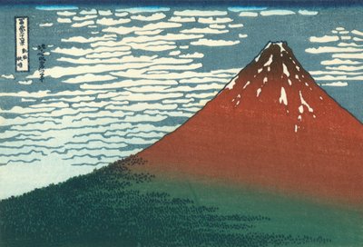 South Wind, Clear Sky by Katsushika Hokusai